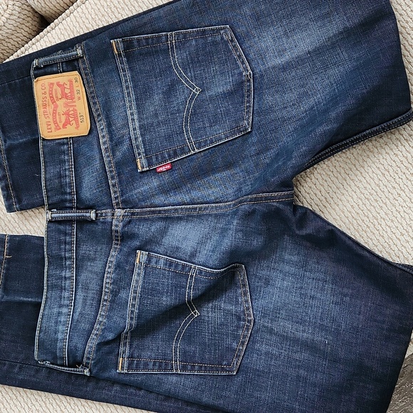 Levi's Blue Straight Jeans Classic Denim, 32x30, Like New - Picture 5 of 5